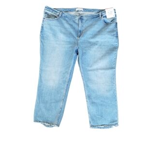 Abercrombie & Fitch Ankle Straight Ultra High Rise. 37/24 Short. Plus Si…